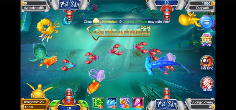 Bancah5 có nhiều trò chơi bắn cá online hấp dẫn khác nhau